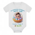 Body bimbo bambino maschietto La sorpresa sono io! La mia prima Pasqua! Personalizzato con nome! 