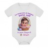 Body bimba bambina femmina La sorpresa sono io! La mia prima Pasqua! Personalizzato con nome!