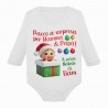 Body bimbo bimba manica lunga Pacco a sorpresa per mamma e papà, primo Natale! Personalizzabile con il nome!