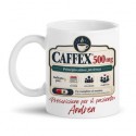 Tazza mug 11oz Caffex, principio attivo: pazienza! Divertente! Personalizzata con nome!