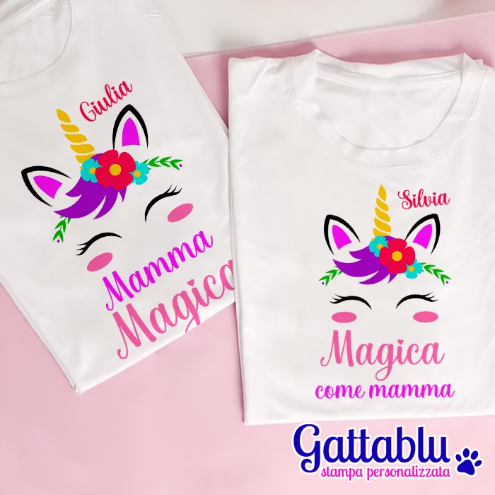 MAGLIETTE DI COPPIA MAMMA E BIMBI